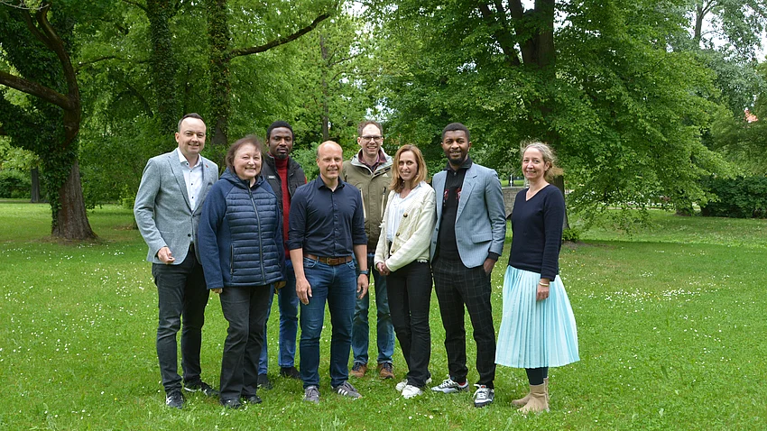 Gruppenfoto der Professur-Mitarbeiter*innen