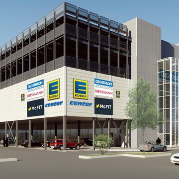 Visualisierung des Wiesencenter Jena, GOLDBECK GmbH