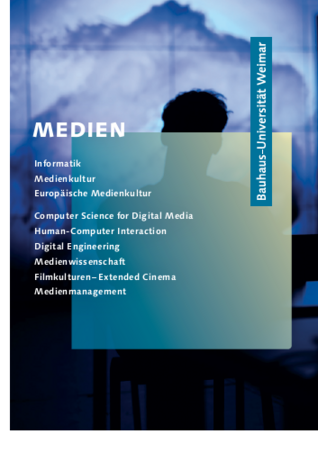 Flyer Fakultät Medien