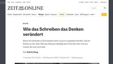 Screenshot der Seite