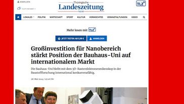 Screenshot der Seite