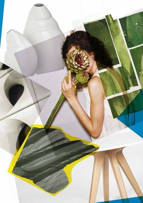 Das Bauhaus. Aus Thüringen. Bildcollage, 2015
