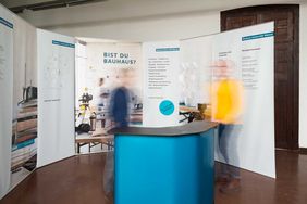 Neu gestalteter Messestand der Bauhaus-Universität Weimar (Foto: Tobias Adam; ©Bauhaus-Universität Weimar)