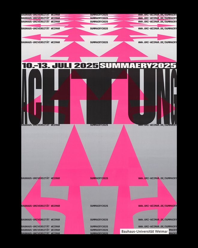 Plakat ACHTUNG
