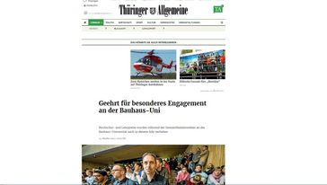 Screenshot der Seite