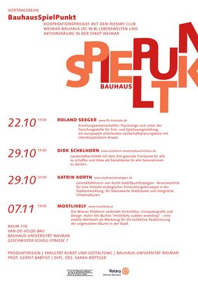 Plakat »BauhausSpielPunkt«