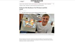 Screenshot der Website 