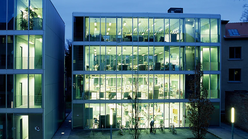 Fakultät Architektur, Fakultäten, Nacht, Kuben, Kubus, Gebäude
