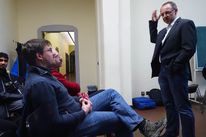 Albrecht during talk