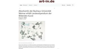 Screenshot der Website 