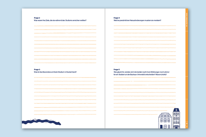 Texte und Aufgaben: Tom Wirkus, Simone Schwark, Layout und Satz: Lena Haubner, Illustrationen: Hannes Naumann Doppelseite des Arbeitsheftes