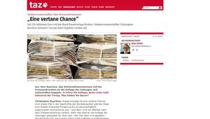Screenshot der Website 