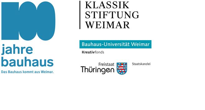 IMAGINARY BAUHAUS MUSEUM findet in Kooperation mit der Klassik Stiftung Weimar statt und wird gefördert von der Thüringer Staatskanzlei und dem Kreativfonds der Bauhaus-Universität Weimar. IMAGINARY BAUHAUS MUSEUM findet in Kooperation mit der Klassik Stiftung Weimar statt und wird gefördert von der Thüringer Staatskanzlei und dem Kreativfonds der Bauhaus-Universität Weimar.