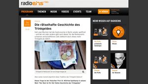 Screenshot der Website 