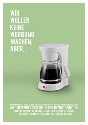 Plakat zur Veranstaltung