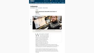 Screenshot der Website 