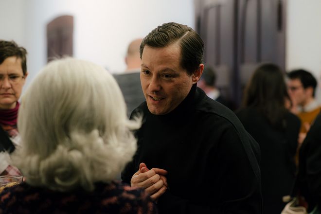 Antrittsvorlesung mit Prof. Jane Bennett im Oberlichtsaal der Bauhaus-Universität Weimar am 24. Mai 2023 (Foto: Bauhaus-Universität Weimar/ Dominique Wollniok)
