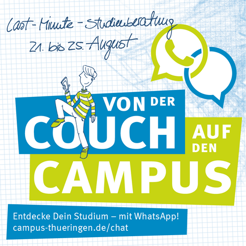 Von der Couch auf den Campus: Neun Thüringer Hochschulen starten WhatsApp-Beratung
