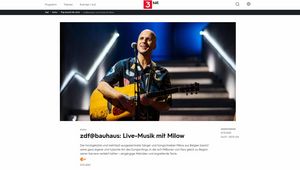 Screenshot der Website 