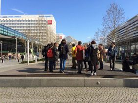Die Studierenden haben Dresden bereits im Vorfeld besucht und sich mit dem Stadtraum vertraut gemacht.
