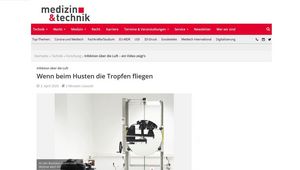Screenshot der Website 