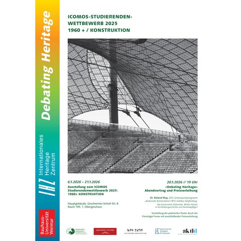 6. bis 21. Januar | Hauptgebäude der Bauhaus-Universität Weimar Veranstaltungsankündigung. Copyright: Bauhaus-Universität Weimar