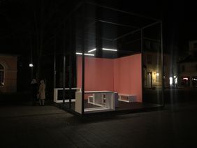 Der Pavillon auf dem Weimarer Theaterplatz (Foto: Julia Heinemann)