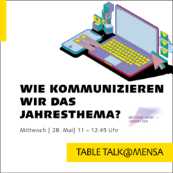Grafik mit Typo: Wie kommunizieren wir das Jahresthema?