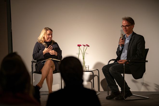 Foto vom Eröffnungsvortrag der Gastprofessur mit Prof. Dr. Judith Simon.