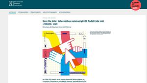 Screenshot der Website 