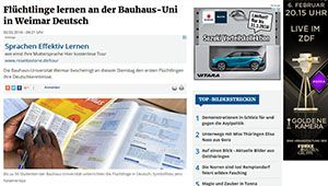 Screenshot der Website