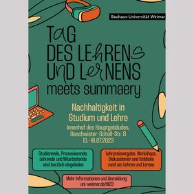 Poster des Tages der Lehre und des Lernens 2023 Poster des Tages der Lehre und des Lernens 2023