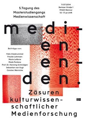 Plakat zur Veranstaltung