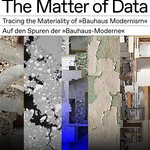 Ankündigungsplakat der Ausstellung »The Matter of Data«
