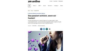 Screenshot der Website 