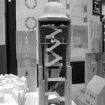Umbauvorschlag von Daniel Drewlani und Remo Wüst für den Turm von St. Nikolai in Eilenburg (Bauhaus-Universität Weimar)