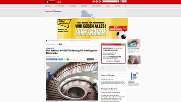 Screenshot der Seite