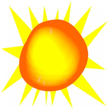 Keyvisual: Grafik in orange und gelb, die an eine Sonne erinnert