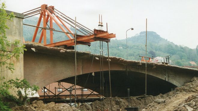 Resttragfähigkeitsbestimmung an der Brücke Jena Burgau