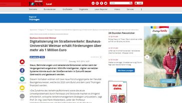 Screenshot der Seite
