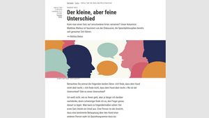 Screenshot der Website 