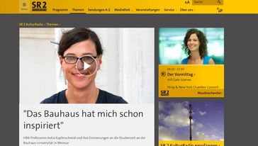 Screenshot der Seite