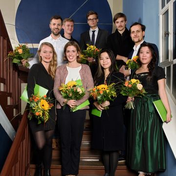 Preisträger der Graduierungsausstellung 2015, Foto: Tobias Adam