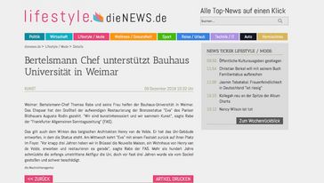 Screenshot der Seite