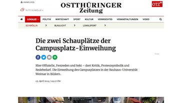 Screenshot der Seite