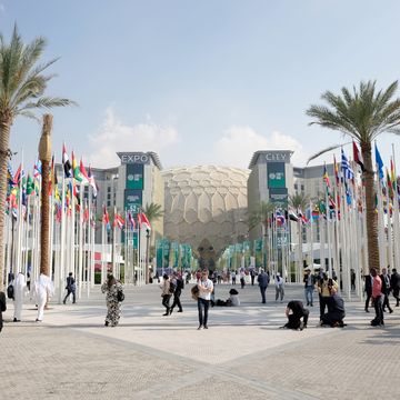 Auf Einladung der UN reiste eine Gruppe Weimarer Studierender zur Weltklimakonferenz 2023 nach Dubai. Foto: David Gaeckle Auf Einladung der UN reiste eine Gruppe Weimarer Studierender zur Weltklimakonferenz 2023 nach Dubai. Foto: David Gaeckle