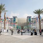 Auf Einladung der UN reiste eine Gruppe Weimarer Studierender zur Weltklimakonferenz 2023 nach Dubai. Foto: David Gaeckle Auf Einladung der UN reiste eine Gruppe Weimarer Studierender zur Weltklimakonferenz 2023 nach Dubai. Foto: David Gaeckle