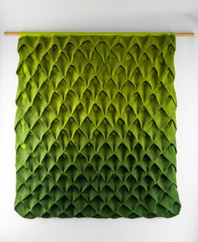 Wandbild aus Filz von Charlotte Sehmisch. Foto: Alexander Burzik Wandbild aus Filz von Charlotte Sehmisch. Foto: Alexander Burzik