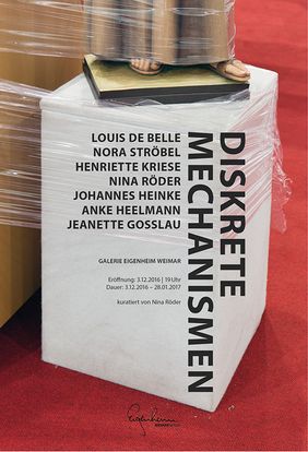 Poster der Ausstellung »Diskrete Mechanismen« Poster der Ausstellung »Diskrete Mechanismen«