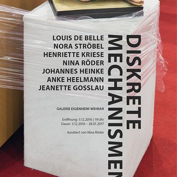 Poster der Ausstellung »Diskrete Mechanismen«